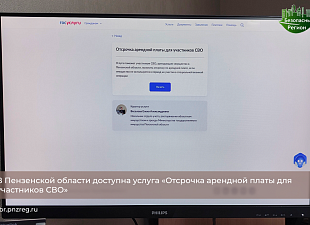 В Пензенской области доступна услуга «Отсрочка арендной платы для участников СВО»